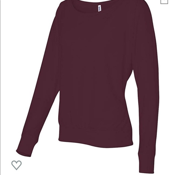 5/$35 💥 Bella Dolman Sleeve Maroon Top - Picture 4 of 6